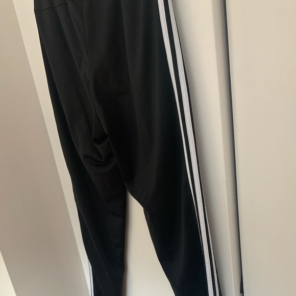 Adidas Black Track Pants With White Stripes - Picture 4 of 16